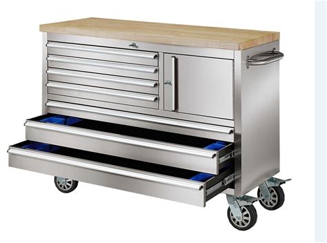 48 tool box stainless steel|metal tool storage chest 48x34x27.